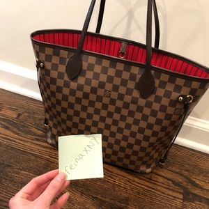 New Louis Vuitton Neverfull MM Damier Ebene